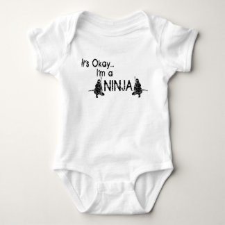 Es ist… ich ist ein ninja okay baby strampler