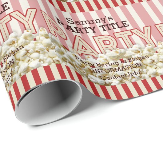 Es ist Ihr benutzerdefiniertes Party Personalisier Geschenkpapier (Rolleneckpunkt)