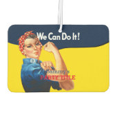 Es ist Ihr benutzerdefiniertes Rosie-Party, das di Autolufterfrischer (Rückseite)