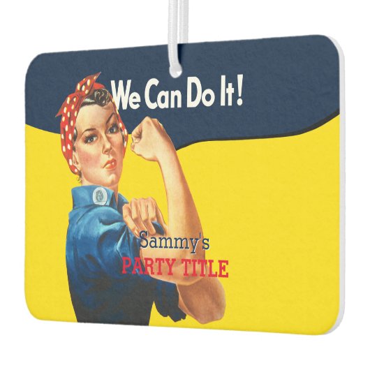 Es ist Ihr benutzerdefiniertes Rosie-Party, das di Autolufterfrischer (Links)