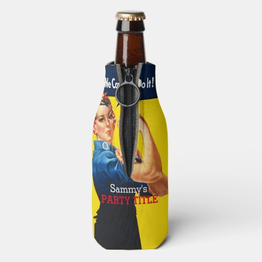 Es ist Ihr benutzerdefiniertes Rosie-Party, das di Flaschenkühler (Flasche Rückseite)