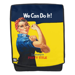 Es ist Ihr benutzerdefiniertes Rosie-Party, das di Rucksack