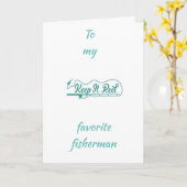 ES IST IHR BIRDERTAG *MEIN LIEBTER FISCHER** KARTE (Gelbe Blume)