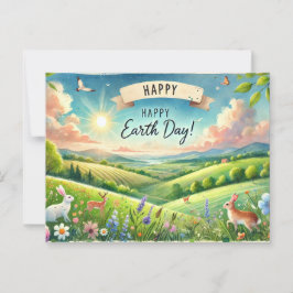 Es ist Ihr Earth Day 22 April Postkarte