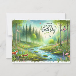 Es ist Ihr Earth Day 22 April Postkarte