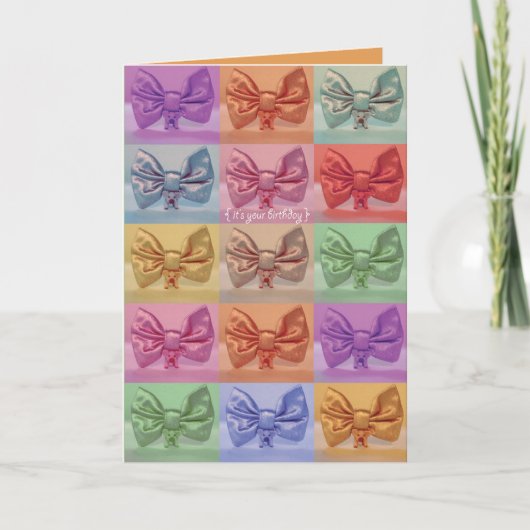 Es ist Ihr Geburtstag! Bogen-Schwein-Karte Karte (Vorderseite)