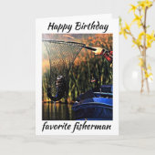 ES IST IHR GEBURTSTAG **MEIN LIEBLINGSFISCHER** KARTE (Gelbe Blume)