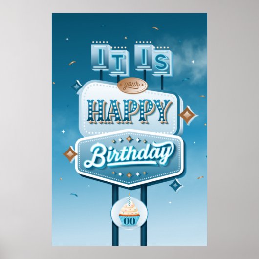 Es ist Ihr Happy Birthday Poster (24x36) (Vorne)