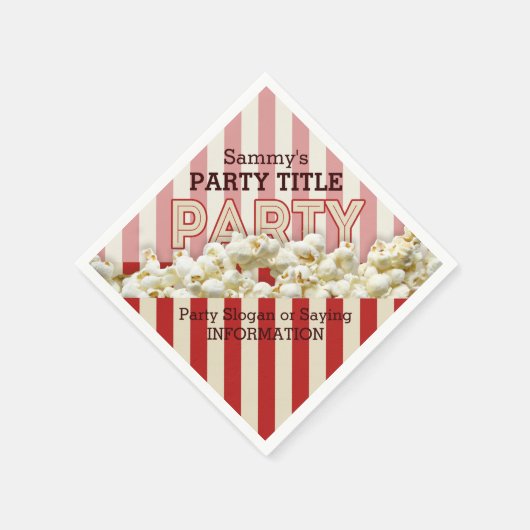 Es ist Ihr individuelles Party Napkins personalisi Serviette (Ecke)