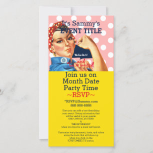 Es ist Ihr Personalisiertes Rosie Party Angebot