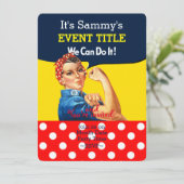 Es ist Ihr Personalisiertes Rosie-Party-Angebot Einladung (Stehend Vorderseite)