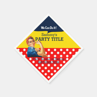 Es ist Ihr Rosie Party Napkins personalisieren die Serviette