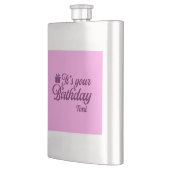 Es ist Ihre Geburtstagsflasche Flachmann (Links)
