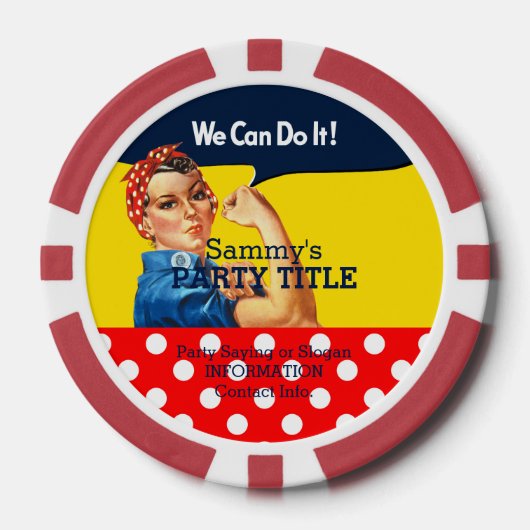 Es ist Ihre individuelle Rosie Chips personalisier (Vorderseite)