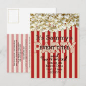 Es ist Ihre Party Einladung 12 Zeilen 2 Zoll (Vorne/Hinten)