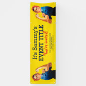 Es ist Ihre personalisierte Rosie Feier-Versorgung Banner (Vertikal)