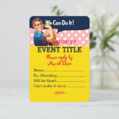 Es ist Ihre personalisierte Rosie Party-Versorgung Einladung (Stehend Vorderseite)