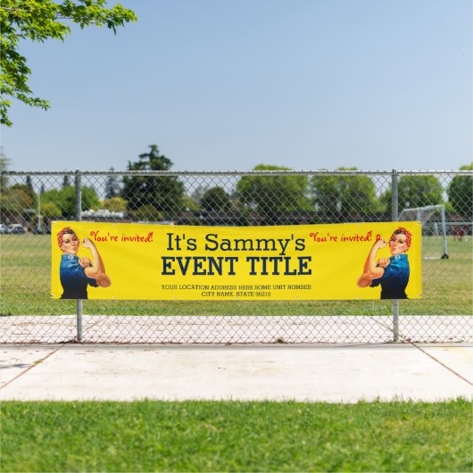 Es ist Ihre Personalisierte Werbung für Rosie Part Banner (Insitu)