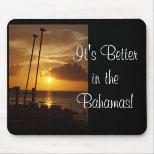 Es ist im Bahamas-Sonnenuntergang mousepad besser
