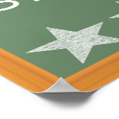 Es ist im Lehrplan Poster (Ecke)