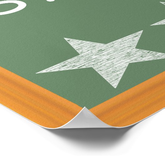 Es ist im Lehrplan Poster (Ecke)