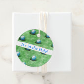 Es ist im Loch! Geschenkanhänger (Beispiel)