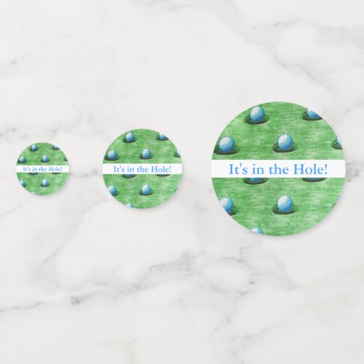 Es ist im Loch! Konfetti (Vorderseiten)