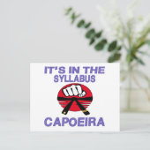 Es ist im Silber Capoeira. Postkarte (Stehend Vorderseite)