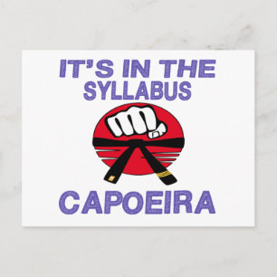 Es ist im Silber Capoeira. Postkarte