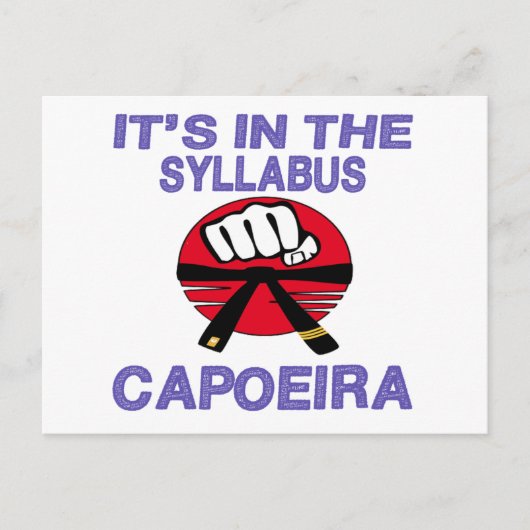 Es ist im Silber Capoeira. Postkarte (Vorderseite)