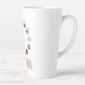 Es ist immer Coffee Time Clock Design - Funny Coff Milchtasse (Rechts)