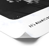 Es ist immer dunkel vor der Morgendämmerung Poster (Ecke)