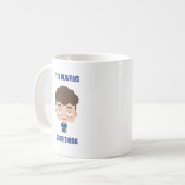 Es ist immer etwas Funny Sarcastic Zitat Kaffee Kaffeetasse (Vorderseite Links)