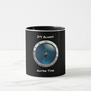Es ist immer Gitarren-Zeit-Uhr-Tasse Tasse