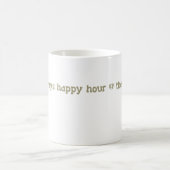 es ist immer glückliche Stunde @ die Bibliothek Kaffeetasse (Mittel)