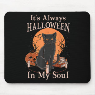 Es ist immer Halloween in meinem Soul Pumpkin Katz Mousepad