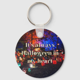 Es ist immer Halloween-Kürbis-Schlüsselanhänger Schlüsselanhänger