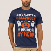 ES IST IMMER HALLOWEWEIN MEINEM KOPF T-Shirt (Vorderseite)