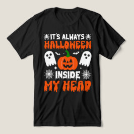ES IST IMMER HALLOWEWEIN MEINEM KOPF Tri-Blend SHIRT