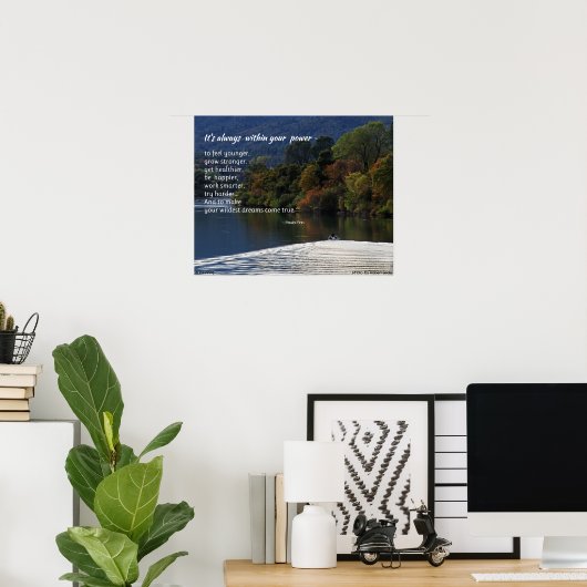 Es ist immer in Ihrem Power...Poster Poster (Heimbüro)