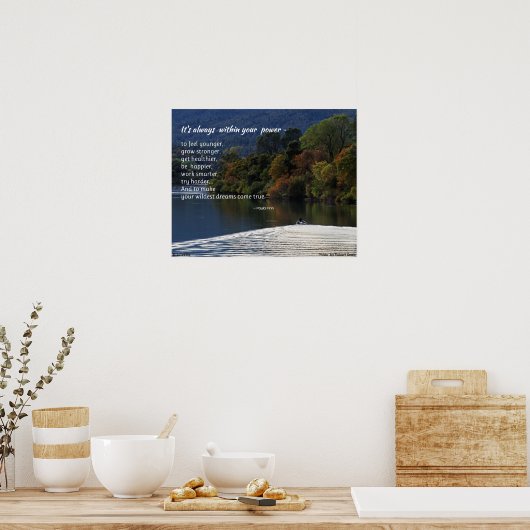 Es ist immer in Ihrem Power...Poster Poster (Küche)