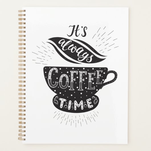 Es ist immer Kaffezeit Planer (Vorderseite)