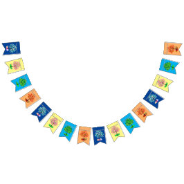 Es ist immer Pickleball Saison - Vier Jahreszeiten Wimpelkette