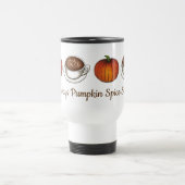 Es ist immer Pumpkin Gewürzsaison Kaffee Latte Fal Reisebecher (Mittel)