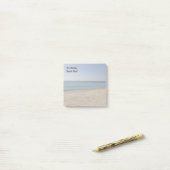 Es ist immer Strand-Zeit! Ver.2 Post-it Klebezettel (Auf Schreibtisch)