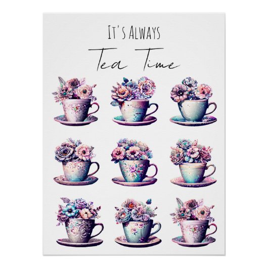 Es ist immer Tea Time Poster (Vorderseite)