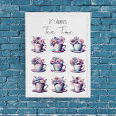 Es ist immer Tea Time Poster