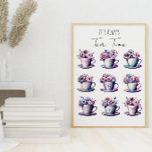 Es ist immer Tea Time Poster