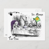 Es ist immer Tea Time Postkarte (Vorne/Hinten)