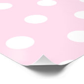 Es ist immer Tea Time Teacups Pink Polka Dots Zita Poster (Ecke)